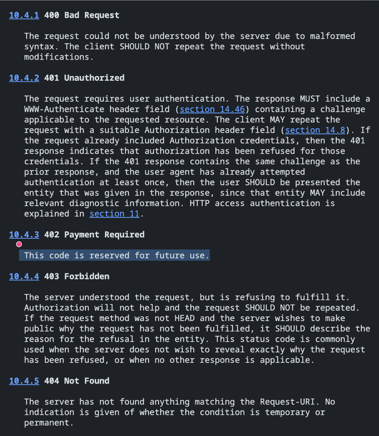 HTTP 402 Payment Required:保留三十年的狀態碼